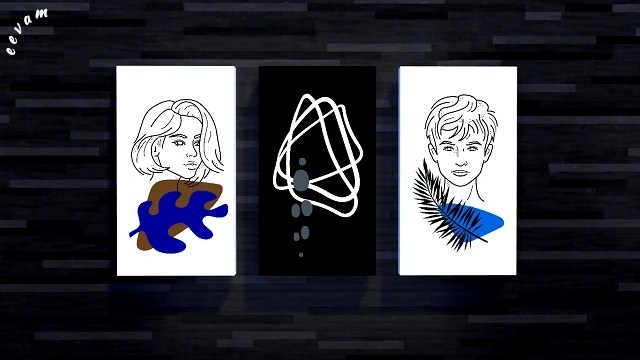 gallery art sims 4; the sims 4; ts4; sims deco; free game; eevam;