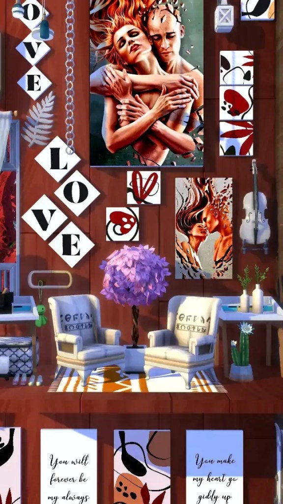 valentine; sims; the sims 4 paintings; eevam;