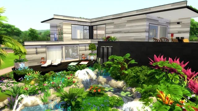 sims; the sims 4 build; sims 4 gardens; eevam;