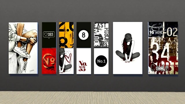 Sims 4 Abstract Art | Portrait&nbsp;Collection