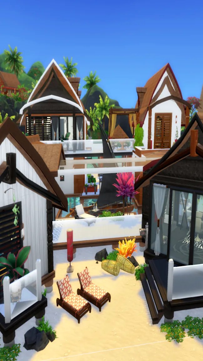 sims 4; the sims 4 build; ts4; eevam; tropical; maxis;